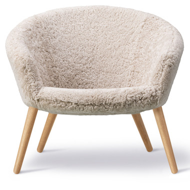 Ditzel Sheepskin Lounge Chair