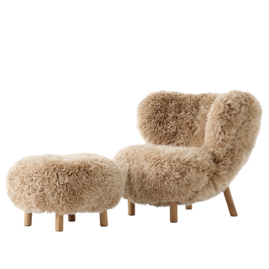 VB1 Little Petra Lounge Chair + ATD1 Ottoman